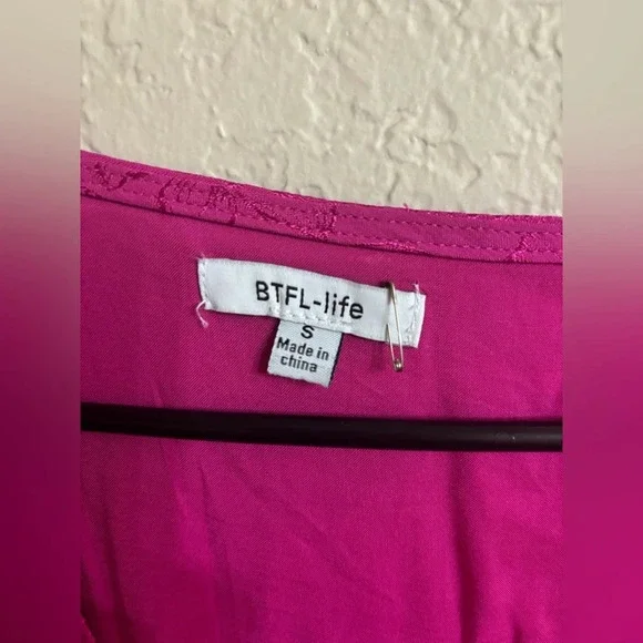 NWOT BTFL - Life Pink Dress - Picture 5 of 6